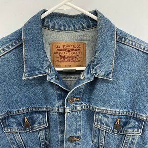 Levi's Denim Jean Trucker Jacket SZ Large #57511